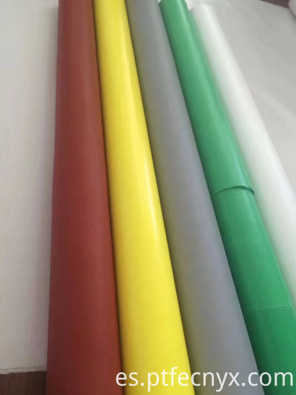 Paño recubierto de caucho de silicona rojo Red Silicone Rubber Coated Cloth